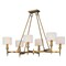 Maxim Lighting Fairmont 6-Light 22" Wide Natural Aged Brass Chandelier 22376OMNAB - alternate 1
